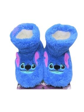 Disney Stitch Plush Booties Slippers